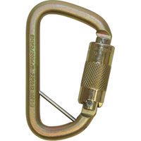 Rollgliss™ Technical Rescue Offset D Fall Arrest Carabiner, Steel, 3600 lbs Capacity SEH168 | Stor-it Systems