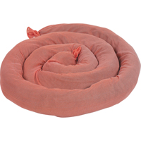 Remblais tubulaires absorbants, Mati&egrave;res dangereuses, Absorption 50 gal., 3" la x 8' lo, Pqt de 15 Stor-it Systems