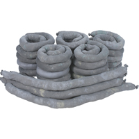 Remblais tubulaires absorbants, Universel, Absorption 50 gal., 3" la x 4' lo, Pqt de 30 Stor-it Systems