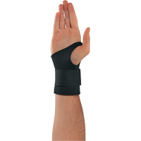 Proflex&reg; 670 Ambidextrous Single Strap Wrist Support, Neoprene, Small Stor-it Systems