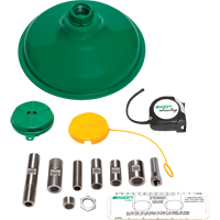 Axion Advantage<sup>®</sup> Shower & Eye/Face Wash Upgrade Kit with Green ABS Plastic Eye/Face Wash Head & Showerhead SEI818 | Stor-it Systems