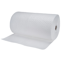 Rouleaux absorbants en fibres fines de calibre industriel, Lourd, 150' lo x 30" la, Absorption 70 gal. Stor-it Systems