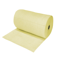 Rouleaux absorbants en fibres fines de calibre industriel, Lourd, 150' lo x 30" la, Absorption 70 gal. Stor-it Systems