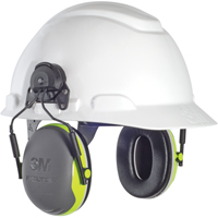 Peltor X Series Earmuffs, Cap Mount, 25 NRR dB Stor-it Systems