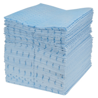 Premium Blue Bonded Sorbent Pads, Oil Only, 15" x 18", 30 gal. Absorbancy Stor-it Systems