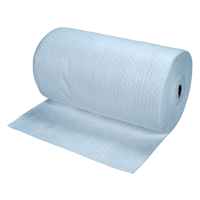 Rouleaux absorbants li&eacute;s bleus de premi&egrave;re qualit&eacute;, Lourd, 150' lo x 30" la, Absorption 50 gal. Stor-it Systems