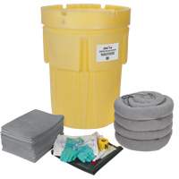 Trousse &eacute;conomique de lutte contre les d&eacute;versements, Universel, Baril, Absorbance de 95 gal. US Stor-it Systems