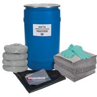 Trousse de lutte contre les d&eacute;versements pour &eacute;tabli, Universel, Baril, Absorbance de 30 gal. US Stor-it Systems