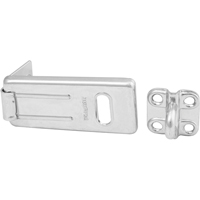 General Security Hardened Steel Hasp, Silver Stor-it Systems