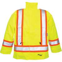 Professional&reg; Journeyman&reg; 300D Jackets, Polyester, Small, High Visibility Lime-Yellow Stor-it Systems