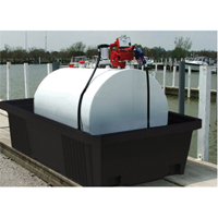 Unit&eacute; de confinement Poly-Tank 550 sans drain, 113" lo x 71" la x 32" h, 750 gal. US Capacit&eacute; Stor-it Systems