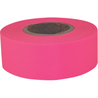 Sub-Zero Flagging Tape, 1.2" W x 150' L, Fluorescent Pink SEN411 | Stor-it Systems