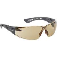 Rush+ Safety Glasses, Brown Lens, Anti-Fog/Anti-Scratch Coating, CSA Z94.3 SEO787 | Stor-it Systems