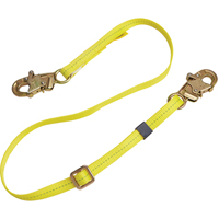 Longe de positionnement r&eacute;glable &agrave; sangle, 1 branches, 6', Classe CSA B, Polyester Stor-it Systems
