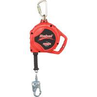 Cordage de s&eacute;curit&eacute; autor&eacute;tractable Rebel, 33', Acier inoxydable, Pivotant Stor-it Systems