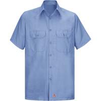 Short Sleeve Ripstop Shirt, Men's, 3X-Large, Blue SEU261 | Stor-it Systems