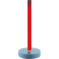 Tensabarrier ext&eacute;rieur - poteaux r&eacute;cepteurs, Hauteur de 37", Rouge Stor-it Systems