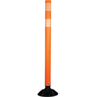 Impact Resistant Delineator, 48" H, Orange SFJ600 | Stor-it Systems