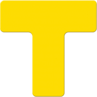 Marqueurs all&eacute;g&eacute;e/5S Armor Stripe, T, 6" lo x 6" la, Jaune, Plastique Stor-it Systems