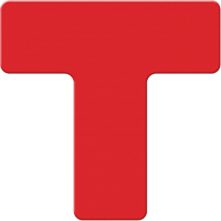 Marqueurs all&eacute;g&eacute;e/5S Armor Stripe, T, 6" lo x 6" la, Rouge, Plastique Stor-it Systems