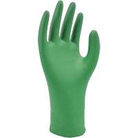 Gants biod&eacute;gradables 6110PF, T-petit, Nitrile, 4 mils, Sans poudre, Vert Stor-it Systems