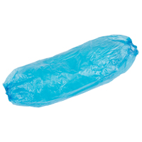 Disposable Sleeves, 18" long, Polyethylene, Blue SFU586 | Stor-it Systems
