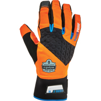 Gants utilitaires thermiques haute visibilit&eacute; performants et &eacute;tanches ProFlex 818WP, Paume Polyur&eacute;thane, Taille Petit Stor-it Systems