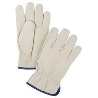 Gants de conducteur doubl&eacute;s pour l'hiver de premi&egrave;re qualit&eacute;, T-Grand, Paume en Cuir fleur de vache, Molleton Stor-it Systems