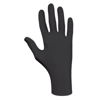 Gants biod&eacute;gradables 6112PF, T-petit, Nitrile, 4 mils, Sans poudre, Noir Stor-it Systems