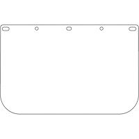 Visi&egrave;re d&eacute;coup&eacute;e &agrave; l'emporte-pi&egrave;ce Dynamic, PETG, Teinte Transparent Stor-it Systems