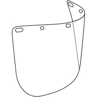 Visi&egrave;re d&eacute;coup&eacute;e &agrave; l'emporte-pi&egrave;ce Dynamic, Polycarbonate, Teinte Transparent Stor-it Systems