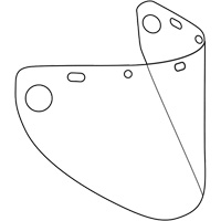 &eacute;cran facial form&eacute; Dynamic, Copolyester/PETG, Teinte Transparent Stor-it Systems