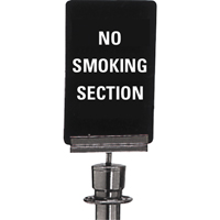 "No Smoking" Crowd Control Sign, 11" x 7", Plastic, English SG130 | Stor-it Systems