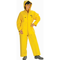 Hurricane Flame Retardant/Oil Resistant Rain Suits - Rainsuits, 4X-Large, Yellow Stor-it Systems