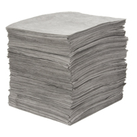 Meltblown Sorbent Pads, Universal, 15" x 18", 25 gal. Absorbancy SGC490 | Stor-it Systems