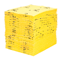 Caution Pads - High Visibility Absorbents, Universal, 15" x 18", 24.4 gal. Absorbancy SGC493 | Stor-it Systems