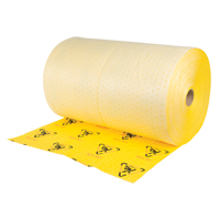 Rouleaux d'avertissement de premi&egrave;re qualit&eacute; - absorbants haute visibilit&eacute;, Lourd, 150' lo x 30" la, Absorption 57 gal. Stor-it Systems