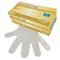 Disposable Glove, Small, Polyethylene, 1-mil, Powder-Free, Clear Stor-it Systems