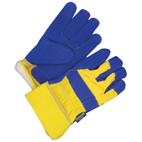 Fitter Gloves, One Size, Grain Cowhide Palm, Thinsulate Inner Lining Stor-it Systems