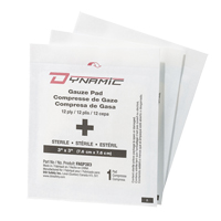 Dynamic Gauze, Pad, 3" L x 3" W, Sterile, Medical Device Class 1 Stor-it Systems