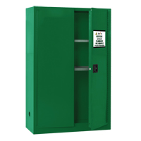 Armoire de rangement pour pesticides, 45 gal., 65" h x 43" l x 18" p Stor-it Systems