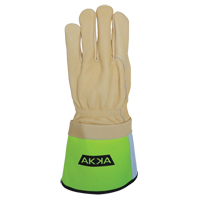 Gants pour monteur de ligne, Petit, Paume en Cuir fleur de vache Stor-it Systems