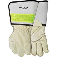 Gants de soudage pour monteur de ligne pour disjoncteur, Cuir fleur de vache, Taille Moyen Stor-it Systems