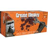 Gants Grease Monkey, Moyen, Latex, 15 mils, Sans poudre, Bleu Stor-it Systems