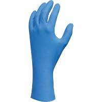 Gants l&eacute;gers, 7/Petit, Nitrile, 9 mils, Sans poudre, Bleu Stor-it Systems