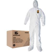 Combinaisons Kleenguard A40, 2T-Grand, Blanc, Microporeux Stor-it Systems