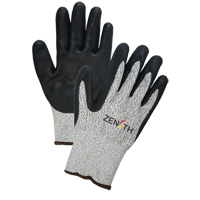 Cold Weather Seamless Stretch Cut-Resistant Gloves, Size 2X-Large/11, 13 Gauge, Foam Nitrile Coated, HPPE Shell, ASTM ANSI Level A4 SGF952 | Stor-it Systems