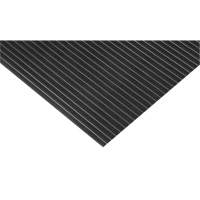 Wide-Ribbed Matting, Wiper, 3' x 75' x 1/8", Black SGG088 | Stor-it Systems