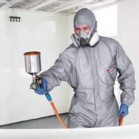 ProPlus Gard Protective Coveralls, Nylon, Medium, Grey Stor-it Systems