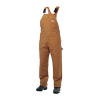 Unlined Duck Overalls, Men's, Large, Brown Stor-it Systems